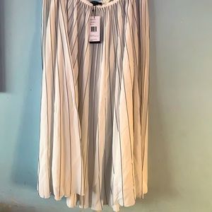 White striped skirt never worn